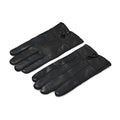 Blue Sheep Leather Gloves with first 2 fingers Screen Touch - Sticky add to cart bar