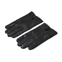 Blue Sheep Leather Gloves with first 2 fingers Screen Touch