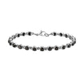 Elite Shungite Bracelet in Stainless Steel (8.00 In) 3.25 ctw - Sticky add to cart bar