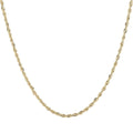 10K Yellow Gold 1.5mm Rope Chain Necklace 22 Inches 1.45 Grams - Sticky add to cart bar