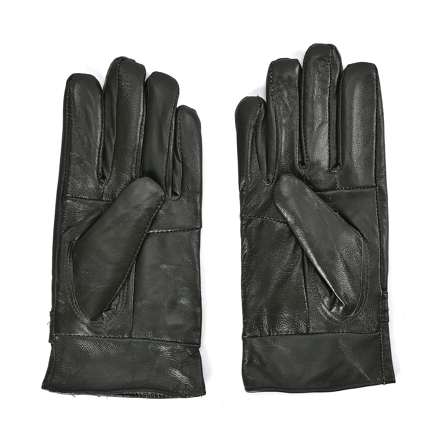 Gray Sheep Leather Soft and Warm Gloves (8.7"x2.4"x8.7") with 5 Inches Handle Drop