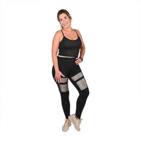 TAVI Black 75% Nylon and 25% Spandex Camisole Bra - S