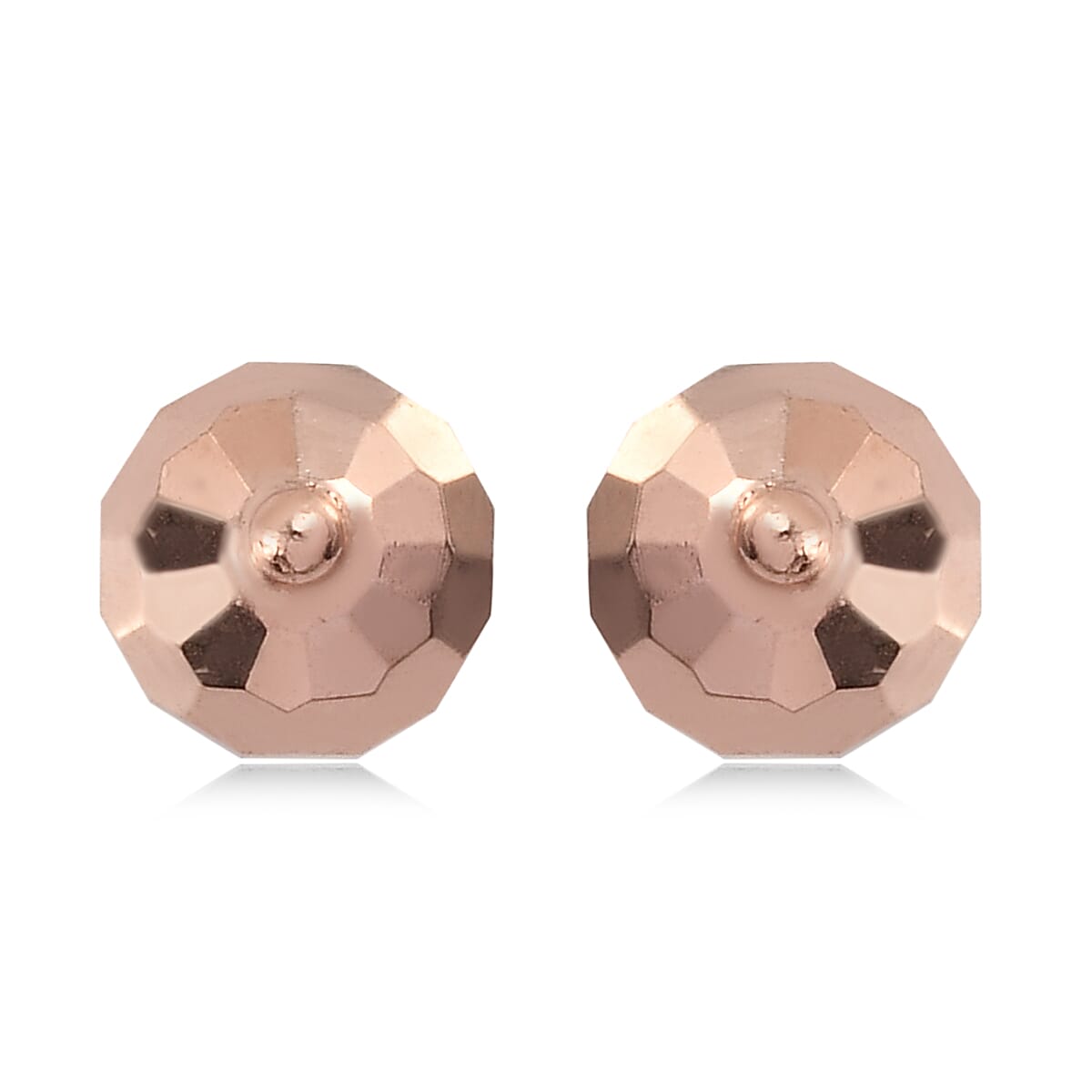 Platinum Over Sterling Silver Stud Earrings