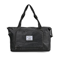 Black Foldable Travel Bag (Size 11.8*22.83/16.14*8.66 Inch)