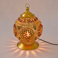 Antique Droplet Shaped Lamp in Gold Plating (UL Plug ) & (E26 Bulb Not Included) (11.8"x19.7") - Sticky add to cart bar