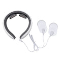 White Neck Massager for Pain Relief, Intelligent Neck Massager with Magnetic effect, Muscle Relax Tool, 6 Massage Modes, Automatic Massager Device with two extended massage patches(Off-White) - Sticky add to cart bar