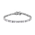 Moissanite Tennis Bracelet in Platinum Over Sterling Silver (6.50 In) 7.35 ctw - Sticky add to cart bar