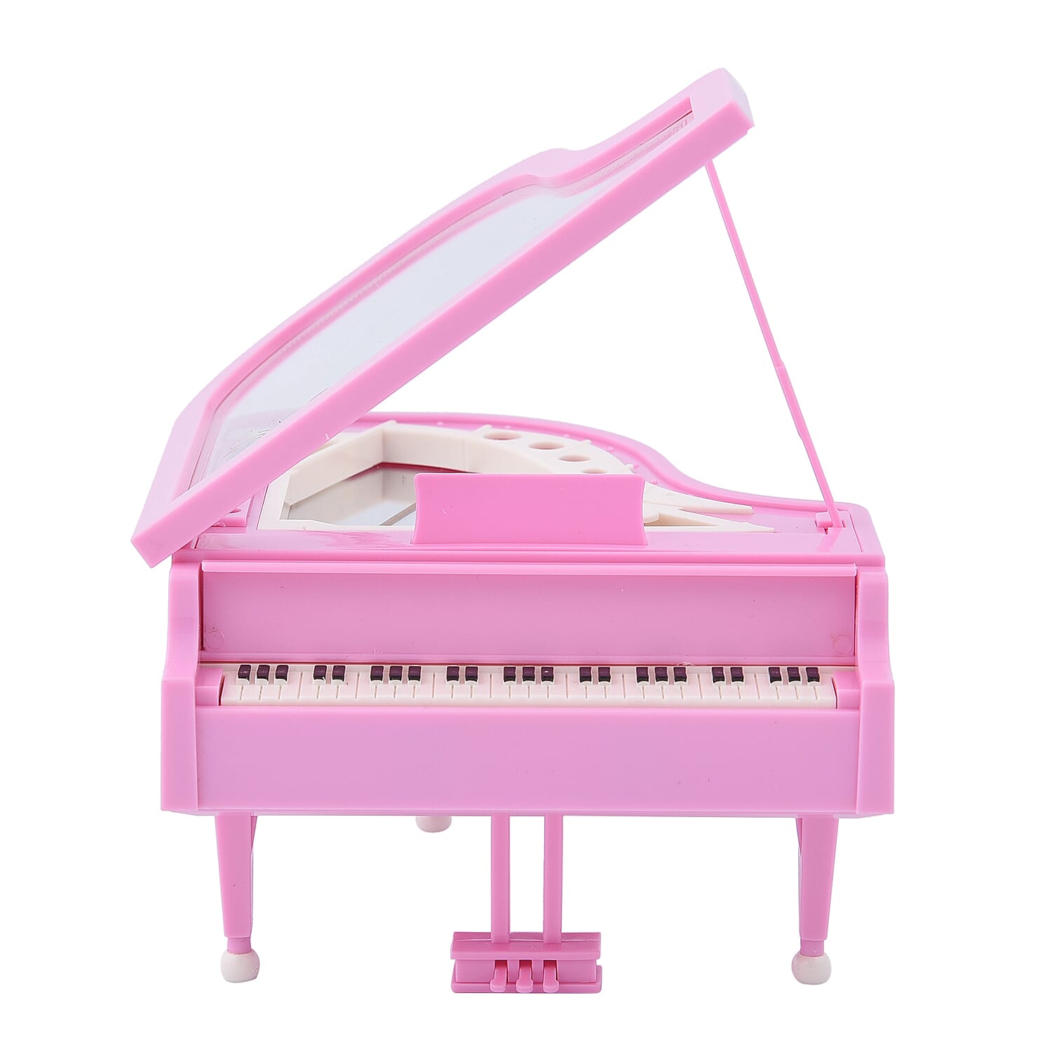 Pink Piano Shape Music Box with Ballerina (4.72x5.12x3.07)