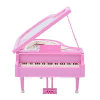 Pink Piano Shape Music Box with Ballerina (4.72x5.12x3.07)