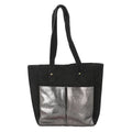"100% Genuine Leather Tote Bag Color:Black Size: 11.5Lx13Hx4W INCH" - Sticky add to cart bar