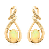 Opal Earrings 2.50 ctw