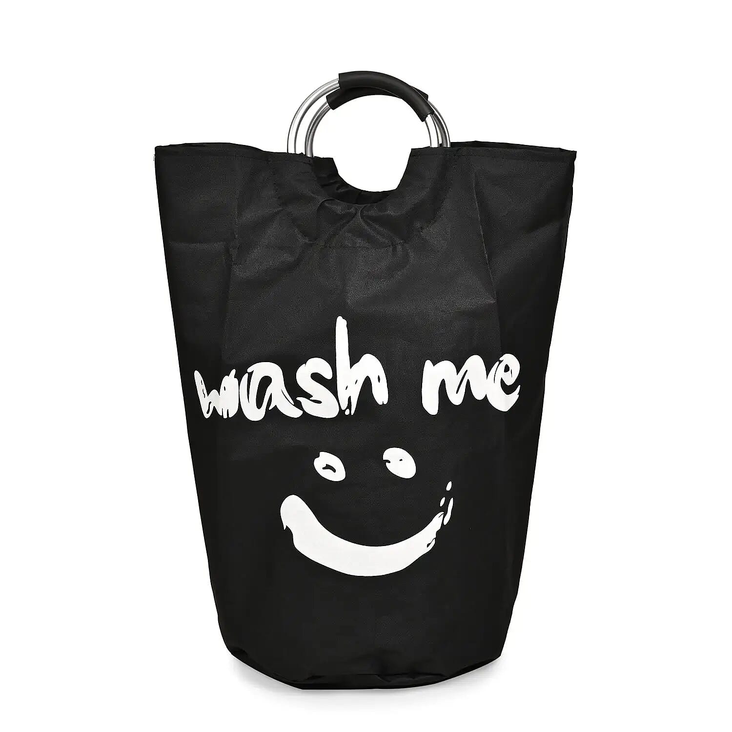 Black Laundry Bag with Aluminum Handle (15"x28.35")