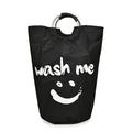 Black Laundry Bag with Aluminum Handle (15"x28.35") - Sticky add to cart bar