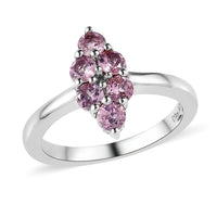Narsipatnam Purple Spinel Ring in Platinum Over Sterling Silver 0.75 ctw