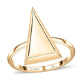 Luxoro 10K Yellow Gold Triangle Shaped Ring 1.90 Grams (Del. in 7-10 Days) - Sticky add to cart bar