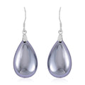 Terahertz Teardrop Earrings in Rhodium Over Sterling Silver 37.10 ctw - Sticky add to cart bar
