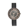 STRADA Japanese Movement Watch with ION Plated Black Stainless Steel Mesh Strap (36mm) (5.00-7.00 Inches) - Sticky add to cart bar