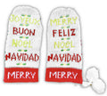 WHOOPI GOLDBERG Holiday Collection "Merry Christmas" Greetings Mittens - One Size Fits Most (MADE IN THE USA) - Sticky add to cart bar