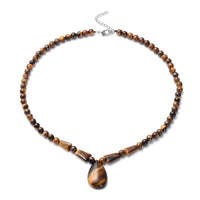 Galilea Rose Quartz Beaded Tribal Necklace 18-20 Inches in Silvertone 132.00