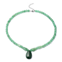 Galilea Rose Quartz Beaded Tribal Necklace 18-20 Inches in Silvertone 132.00