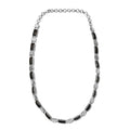 Matrix Silver Shungite Necklace 18 Inches in Platinum Over Copper 27.15 ctw - Sticky add to cart bar