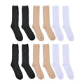 Set of 6 Multi Color Pair Calf Socks - Sticky add to cart bar
