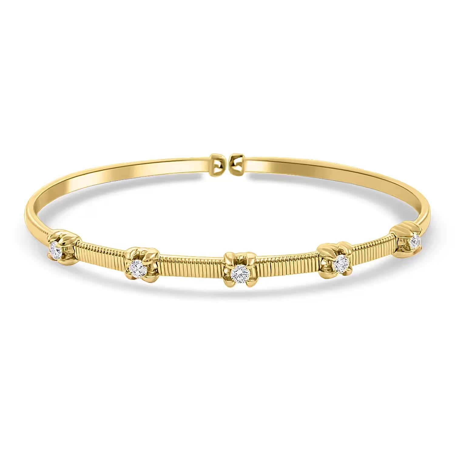 Modani AdaptGlam Diamond Wristlet 14K Rose Gold Diamond (G, VVS) (6.25 in) (7.15 g) 0.40 ctw