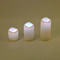 Set of 3 RGB Color Change Candle Lights with Remote Control (3xAAA Battery Not Included)