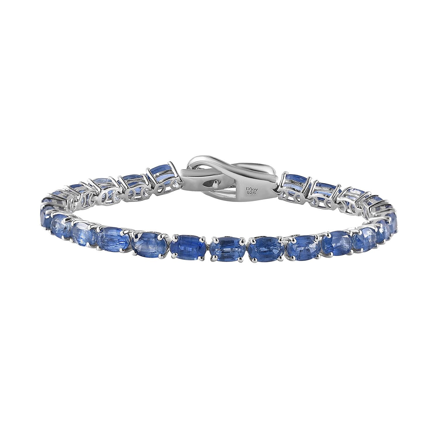 Doorbuster Himalayan Kyanite Tennis Bracelet in Platinum Over Sterling Silver (6.50 In) 15.25 ctw