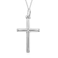 Sterling Silver Cross Pendant Necklace 18 Inches 1.90 Grams - Sticky add to cart bar