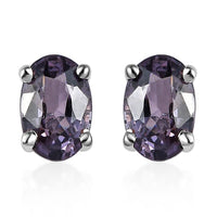 Platinum Spinel Stud Earrings in Platinum Over Sterling Silver 0.85 ctw