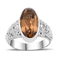 Brazilian Citrine Ring in Sterling Silver (Size 10.0) 7.20 ctw