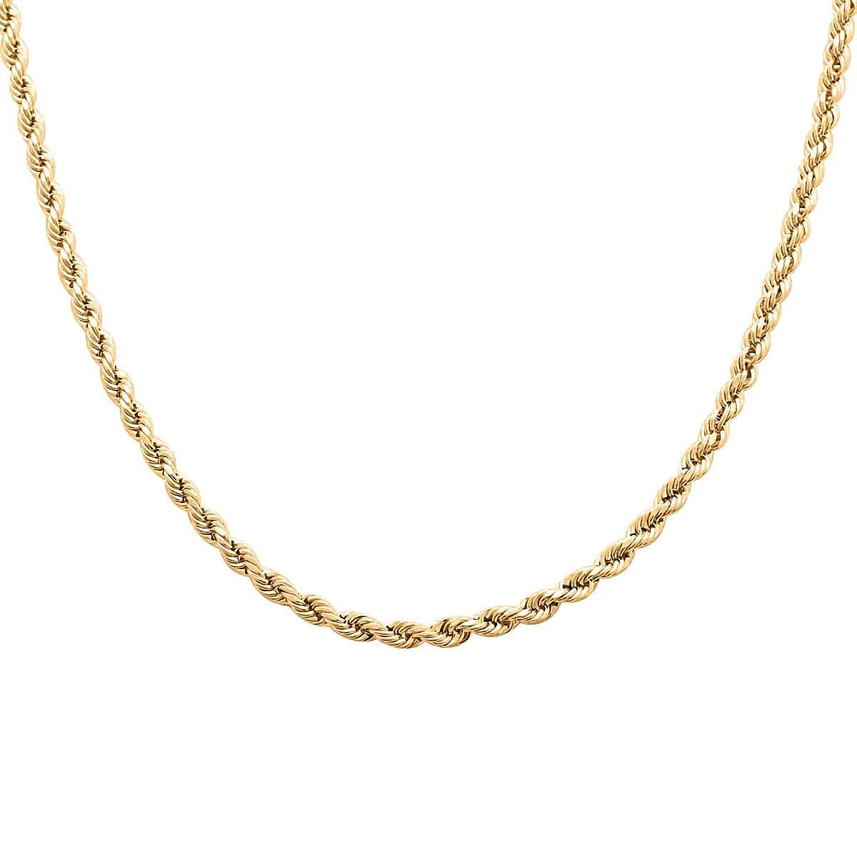 14K Yellow Gold Rope Chain Necklace, Gold Rope Necklace, Gold Gift, 26 Inch Chain Necklace 9.3 grams