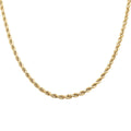 14K Yellow Gold Rope Chain Necklace, Gold Rope Necklace, Gold Gift, 26 Inch Chain Necklace 9.3 grams - Sticky add to cart bar
