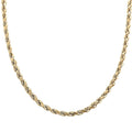 10K Yellow Gold 6mm Rope Chain Necklace 22 Inches 11 Grams - Sticky add to cart bar