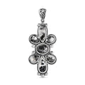 Artisan Crafted White Buffalo 7.65 ctw Pendant without Chain in Sterling Silver - Sticky add to cart bar