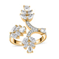 Moissanite Ring in Vermeil YG Over Sterling Silver (Size 6.0) 1.90 ctw - Sticky add to cart bar