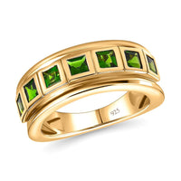 Chrome Diopside Ring in 14K YG Over Sterling Silver (Size 11.5) 1.25 ctw