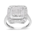 Diamond Imperial Cushion Cluster Ring - Sticky add to cart bar