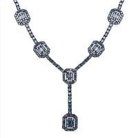 Doorbuster Natural Champagne Diamond Necklace (18-20 Inches) in Vermeil RG Over Sterling Silver 3.00 ctw