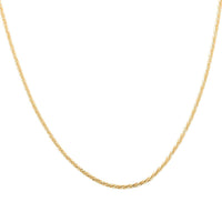 14K Yellow Gold 1.5mm Roc Chain Necklace 20 Inches 1.90 Grams