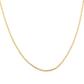 14K Yellow Gold 1.5mm Sparkle Chain Necklace 24 Inches 2.40 Grams - Sticky add to cart bar