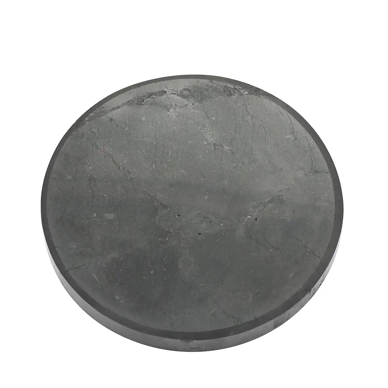 Shungite Plain Round Tile 10cm