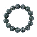 Spot Jasper Beaded Stretch Bracelet  200.00 ctw - Sticky add to cart bar