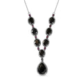 Elite Shungite Orissa Rhodolite Garnet Necklace (18-20 Inches) in Platinum Over Sterling Silver, Shungite Necklace, Silver Jewelry 9.50 ctw - Sticky add to cart bar