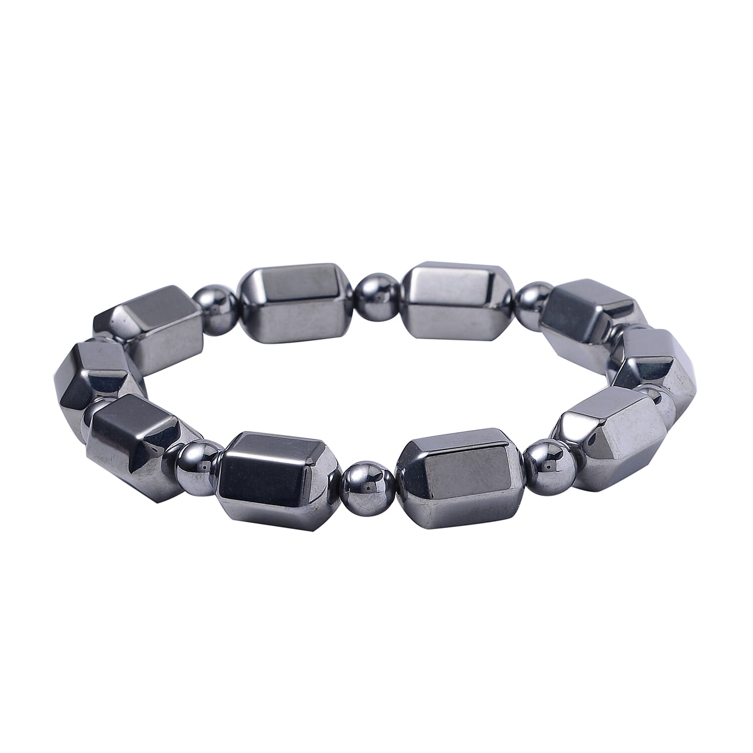 Terahertz Beaded Stretch Bracelet 113.65 ctw
