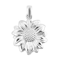 Bali Legacy Sterling Silver Sunflower Pendant 5.50 Grams
