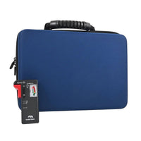 Flipo Battery Storage Case with Universal Battery Tester -Blue (Holds Up to 148 Batteries)