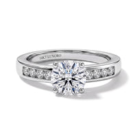 Luxoro 14K White Gold Luxuriant Lab Grown Diamond G-H SI Ring 1.25 ctw