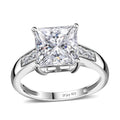 Simulated Red and White Diamond Ring in 14K RG Over Sterling Silver 3.10 ctw - Sticky add to cart bar